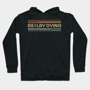 As I Lay Dying Retro Lines Hoodie